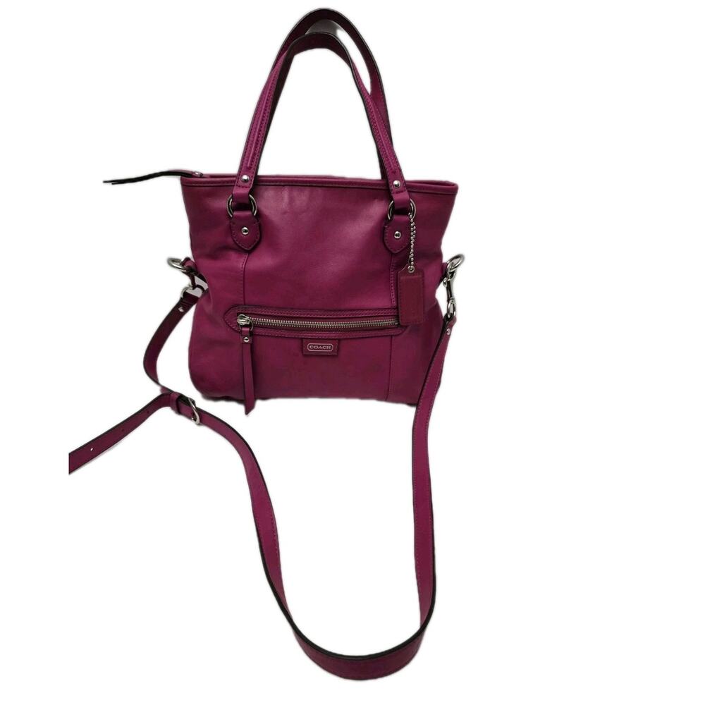 COACH Daisy Mia, Magenta Shoulder/Crossbody Bag w/Strap Genuine leather - F23901 - Picture 2 of 14